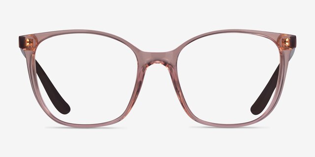 Vogue Eyewear VO5356 Transparent Beige PlasticEyeglass Frames from EyeBuyDirect, Front View