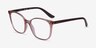 Vogue Eyewear VO5356 Transparent Beige PlasticEyeglass Frames from EyeBuyDirect, Angle View