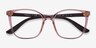 Vogue Eyewear VO5356 Transparent Beige PlasticEyeglass Frames from EyeBuyDirect, Closed View