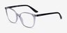 Vogue Eyewear VO5356 Transparent PlasticEyeglass Frames from EyeBuyDirect, Angle View