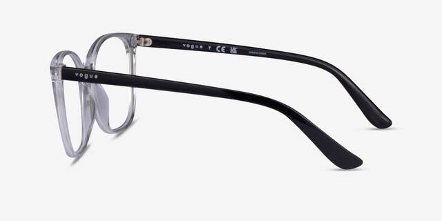 Vogue Eyewear VO5356 Transparent PlasticEyeglass Frames from EyeBuyDirect, Side View