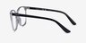 Vogue Eyewear VO5356 Transparent PlasticEyeglass Frames from EyeBuyDirect, Side View