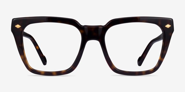 Vogue Eyewear VO5371 Dark Tortoise AcetateEyeglass Frames from EyeBuyDirect, Front View