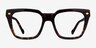 Vogue Eyewear VO5371 Dark Tortoise AcetateEyeglass Frames from EyeBuyDirect, Front View