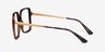 Vogue Eyewear VO5406 Tortoise PlasticEyeglass Frames from EyeBuyDirect, Side View