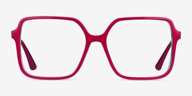 Vogue Eyewear VO5406 Red Green PlasticEyeglass Frames from EyeBuyDirect, Front View