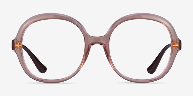Vogue Eyewear VO5412 Transparent Pink PlasticEyeglass Frames from EyeBuyDirect, Front View