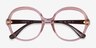 Vogue Eyewear VO5412 Transparent Pink PlasticEyeglass Frames from EyeBuyDirect, Closed View
