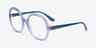 Vogue Eyewear VO5412 Transparent Lilac PlasticEyeglass Frames from EyeBuyDirect, Angle View