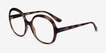 Vogue Eyewear VO5412 Dark Tortoise PlasticEyeglass Frames from EyeBuyDirect, Angle View