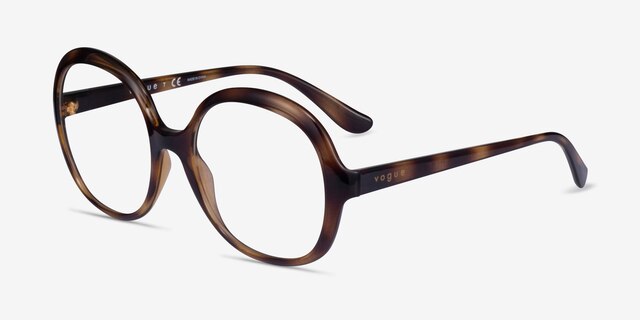 Vogue Eyewear VO5412 Dark Tortoise PlasticEyeglass Frames from EyeBuyDirect, Angle View