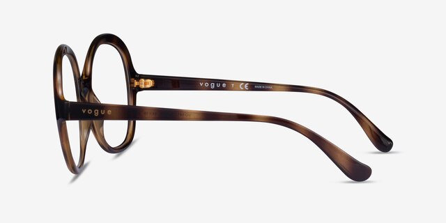 Vogue Eyewear VO5412 Dark Tortoise PlasticEyeglass Frames from EyeBuyDirect, Side View