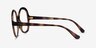Vogue Eyewear VO5412 Dark Tortoise PlasticEyeglass Frames from EyeBuyDirect, Side View