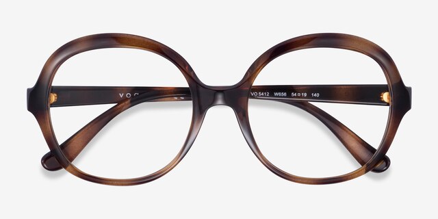 Vogue Eyewear VO5412 Dark Tortoise PlasticEyeglass Frames from EyeBuyDirect, Closed View