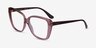 Vogue Eyewear VO5413 Transparent Pink PlasticEyeglass Frames from EyeBuyDirect, Angle View