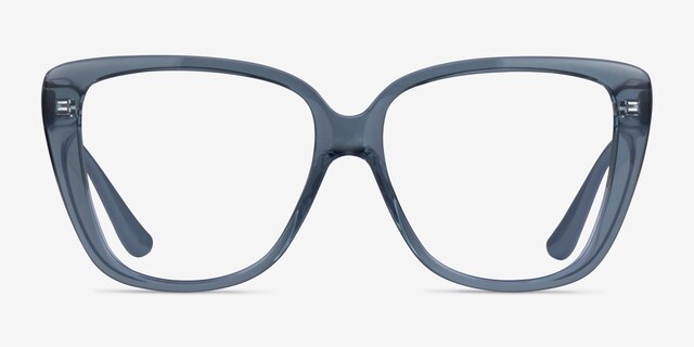 Vogue Eyewear VO5413 Transparent Blue PlasticEyeglass Frames from EyeBuyDirect, Front View