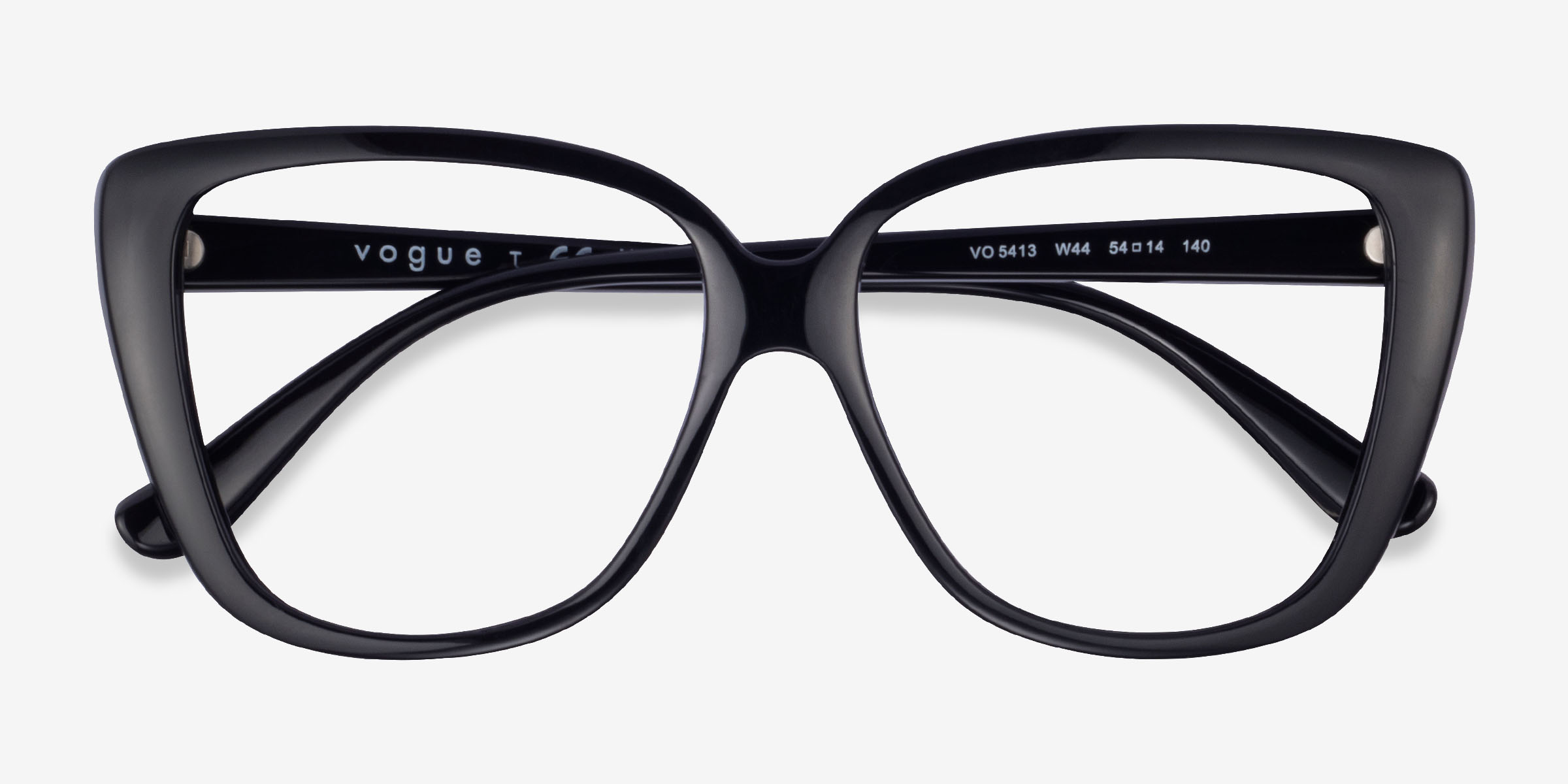 Vogue Eyewear VO5413 Square Black Frame Eyeglasses Eyebuydirect Canada