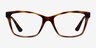 Vogue Eyewear VO5420 Dark Havana PlasticEyeglass Frames from EyeBuyDirect, Front View