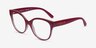 Vogue Eyewear VO5421 Red PlasticEyeglass Frames from EyeBuyDirect, Angle View