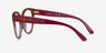 Vogue Eyewear VO5421 Red PlasticEyeglass Frames from EyeBuyDirect, Side View