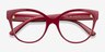 Vogue Eyewear VO5421 Red PlasticEyeglass Frames from EyeBuyDirect, Closed View