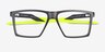 Oakley Futurity Satin Gray Smoke PlasticEyeglass Frames from EyeBuyDirect, Closed View
