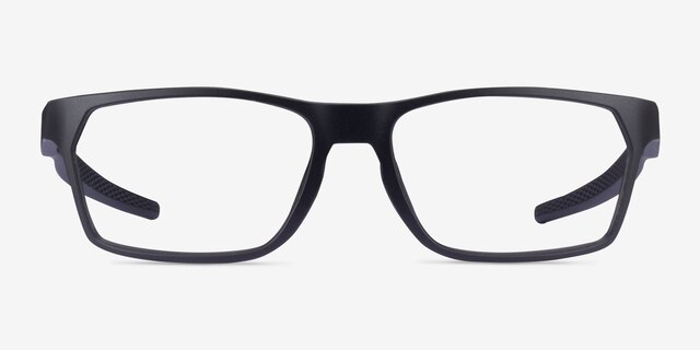 Oakley Hex Jector Satin Black PlasticEyeglass Frames from EyeBuyDirect, Front View