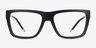 Oakley Nxtlvl Satin Black PlasticEyeglass Frames from EyeBuyDirect, Front View