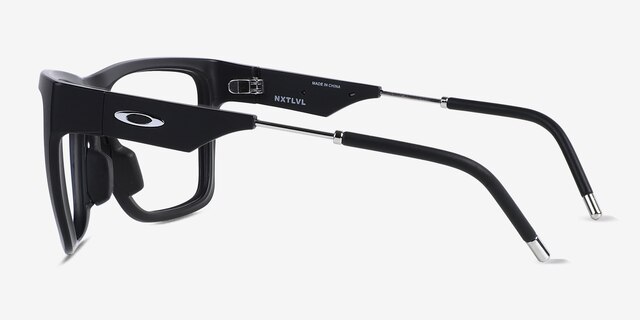 Oakley Nxtlvl Satin Black PlasticEyeglass Frames from EyeBuyDirect, Side View