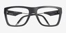 Oakley Nxtlvl Satin Black PlasticEyeglass Frames from EyeBuyDirect, Closed View