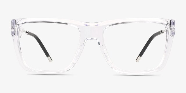 Oakley Nxtlvl Polished Clear PlasticEyeglass Frames from EyeBuyDirect, Front View