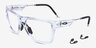 Oakley Nxtlvl Polished Clear PlasticEyeglass Frames from EyeBuyDirect, Angle View