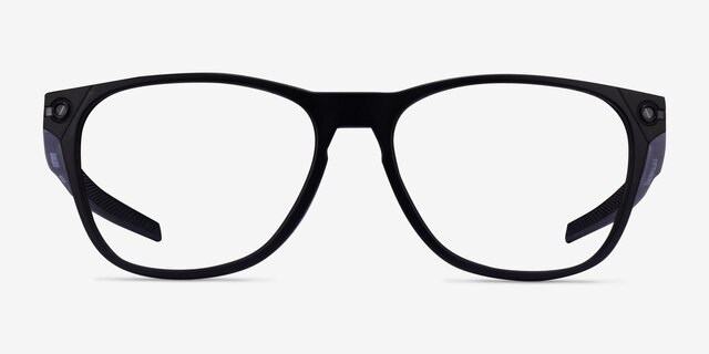 Oakley Ojector Rx Satin Black PlastiqueMontures de lunettes de vue d'EyeBuyDirect, Vue de Face