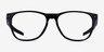 Oakley Ojector Rx Satin Black PlastiqueMontures de lunettes de vue d'EyeBuyDirect, Vue de Face