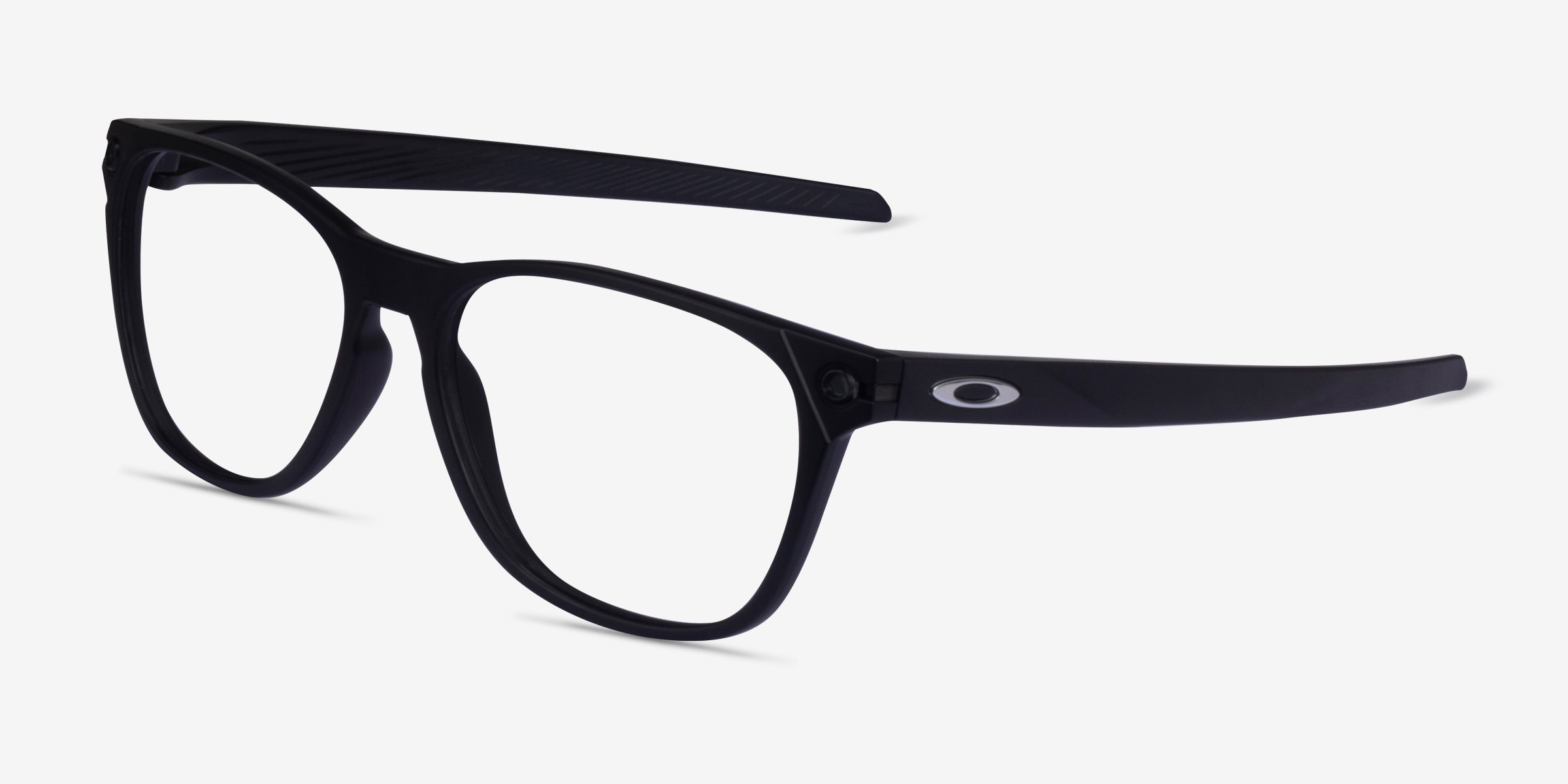 Oakley Ojector Rx - Square Satin Black Frame Glasses For Men 