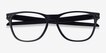 Oakley Ojector Rx Satin Black PlasticEyeglass Frames from EyeBuyDirect, Closed View