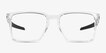 Oakley Exchange Polished Clear PlasticEyeglass Frames from EyeBuyDirect, Front View