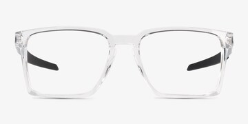 Oakley Exchange - Rectangle Polished Clear Frame Eyeglasses | Eyebuydirect