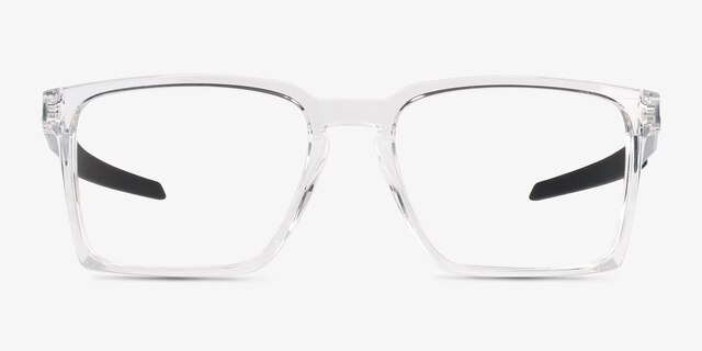 Oakley Exchange Polished Clear PlasticEyeglass Frames from EyeBuyDirect, Front View