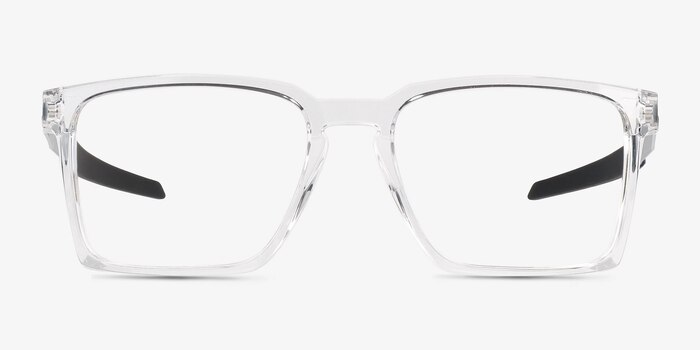 Oakley Exchange Polished Clear Plastic Eyeglass Frames from EyeBuyDirect