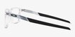 Oakley Exchange Polished Clear PlasticEyeglass Frames from EyeBuyDirect, Side View