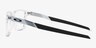 Oakley Exchange Polished Clear PlasticEyeglass Frames from EyeBuyDirect, Side View
