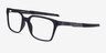 Oakley Dehaven Satin Black PlasticEyeglass Frames from EyeBuyDirect, Angle View