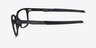 Oakley Dehaven Satin Black PlasticEyeglass Frames from EyeBuyDirect, Side View