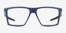 Oakley Futurity Universe Blue PlasticEyeglass Frames from EyeBuyDirect, Front View