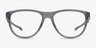 Oakley Admission Satin Gray Smoke PlasticEyeglass Frames from EyeBuyDirect, Front View