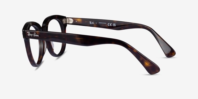 Ray-Ban RB2199V Orion Tortoise AcetateEyeglass Frames from EyeBuyDirect, Side View