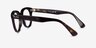 Ray-Ban RB2199V Orion Tortoise AcetateEyeglass Frames from EyeBuyDirect, Side View