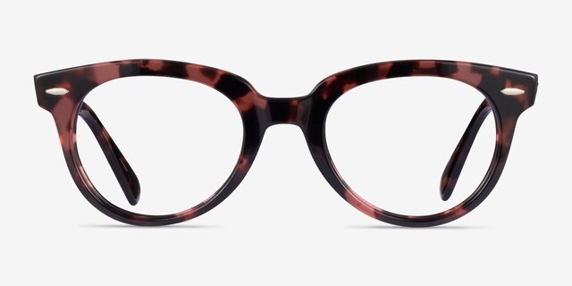 Ray-Ban RB2199V Orion Pink Tortoise AcetateEyeglass Frames from EyeBuyDirect, Front View