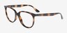 Ray-Ban RB4378V Tortoise PlasticEyeglass Frames from EyeBuyDirect, Angle View